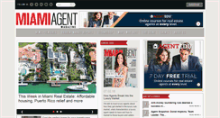 Desktop Screenshot of miamiagentmagazine.com