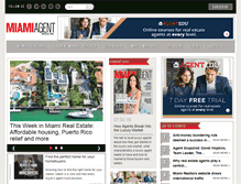 Tablet Screenshot of miamiagentmagazine.com